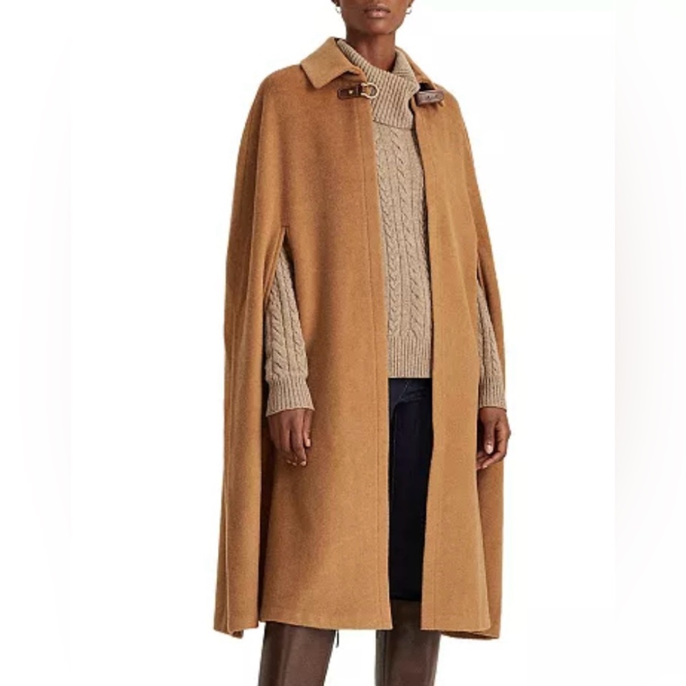 Lauren Ralph Lauren Wool Blend Cape XS/S